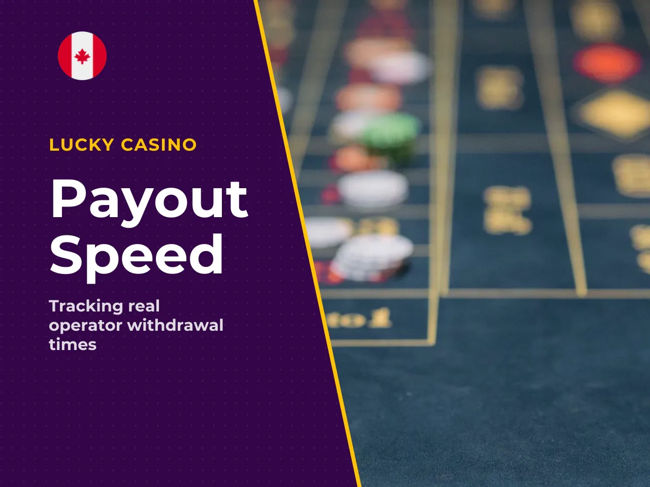 Payout speed what we observed. While